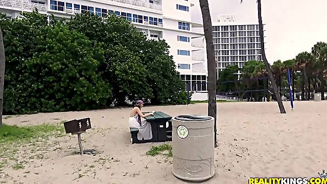 Hot filthy gypsy teen fucked POV