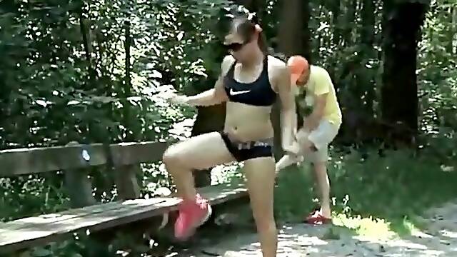 Sport-Lust! German Amateur Blst und Fickt Outdoor fr Facia