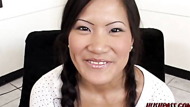 Cumshot xxx with thrilled Christina Aguchi from Hush Pass