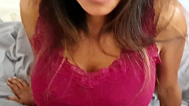Beautiful brunette with big boobs jerk off instrucions