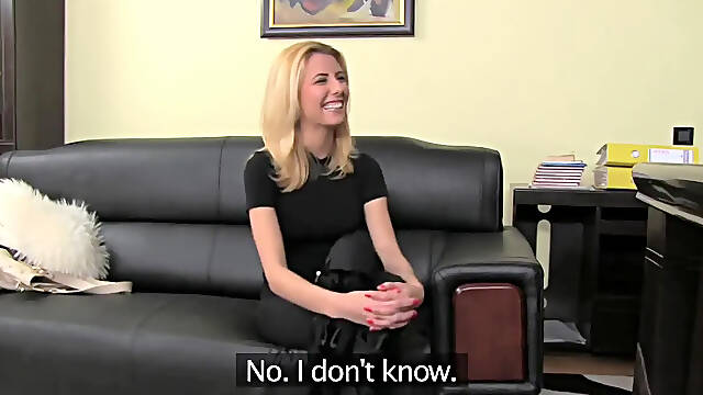 Enchanting Blond Can%27t Acquire Sufficiently Of Breasty Agents Fur Pie