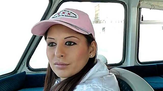 Huge bouncy tits of a young