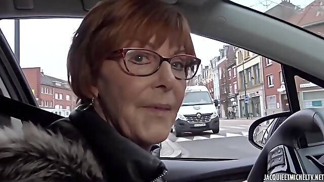 Martine Is A 70 Year Old Cougar Who Likes It When A Young Cock Sodomizes Her