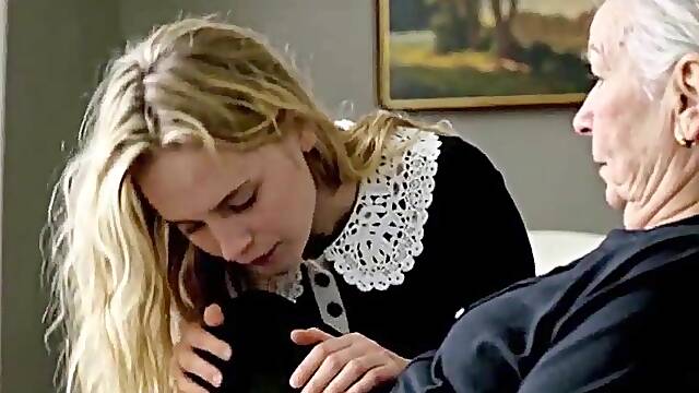 Blondie enjoys aged babes ai clip