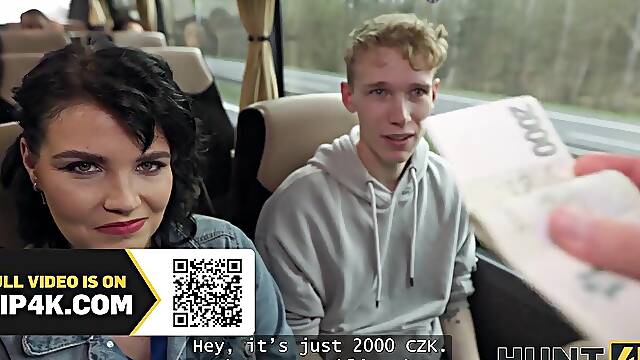 HUNT4K. Federika crave sex for cash