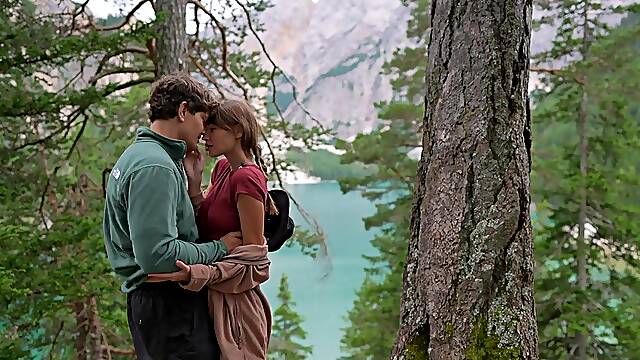 Nature inspired us and we couldnt resist. Kisses. touches, anything felt right in that pont of time.