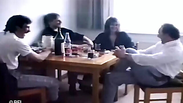 Vintage orgy fuck with sexy chicks