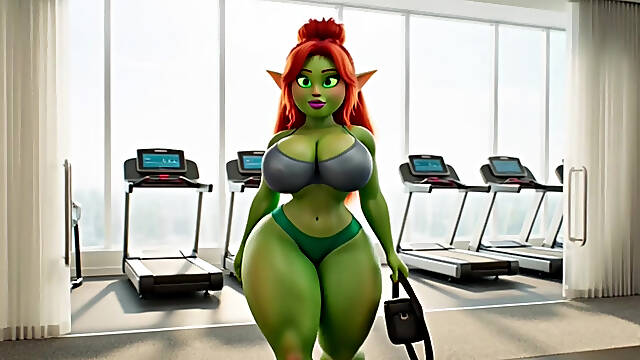 Green Elfs Sexy Gym Day - Workout, Sweat &amp; Cozy Recovery