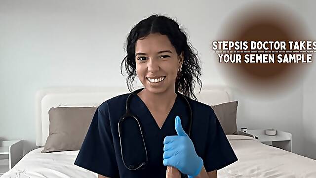 Your StepSis Takes Your Semen Sample Feat Aria Nicole 1080p