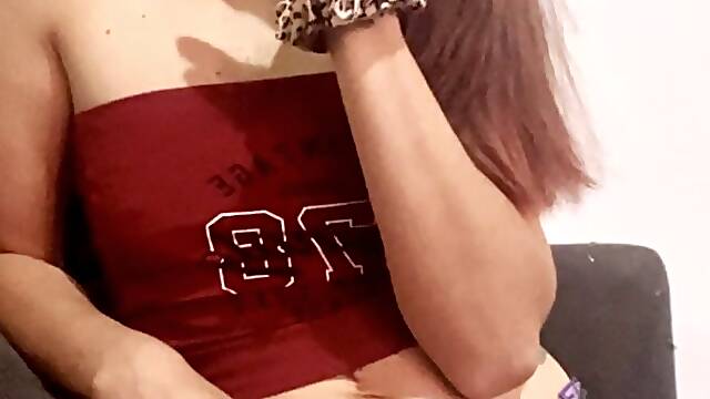 Seductive Smoking in Lingerie: Deep Inhales & Slow Exhales Just for You